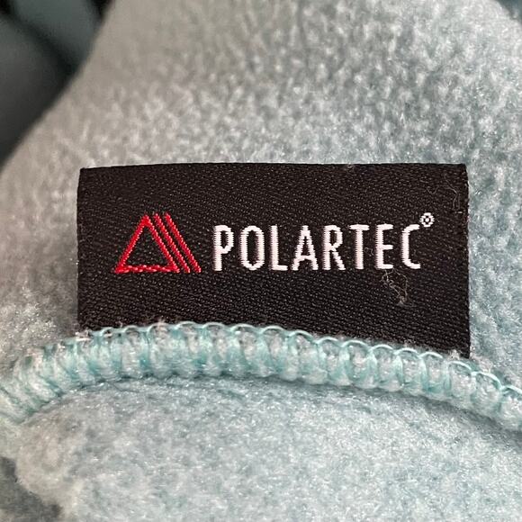 LL Bean Jacket Womens XL Blue Polartec Fleece Full Zip Pockets Outdoor Hiking - Picture 13 of 14